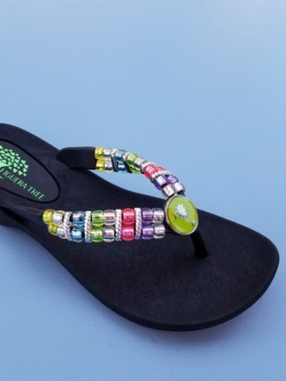 "Brittany" Beautiful Crystal Flip Flops Sandals SUPER COMFY Sizes 6, 7, 8 9 & 10